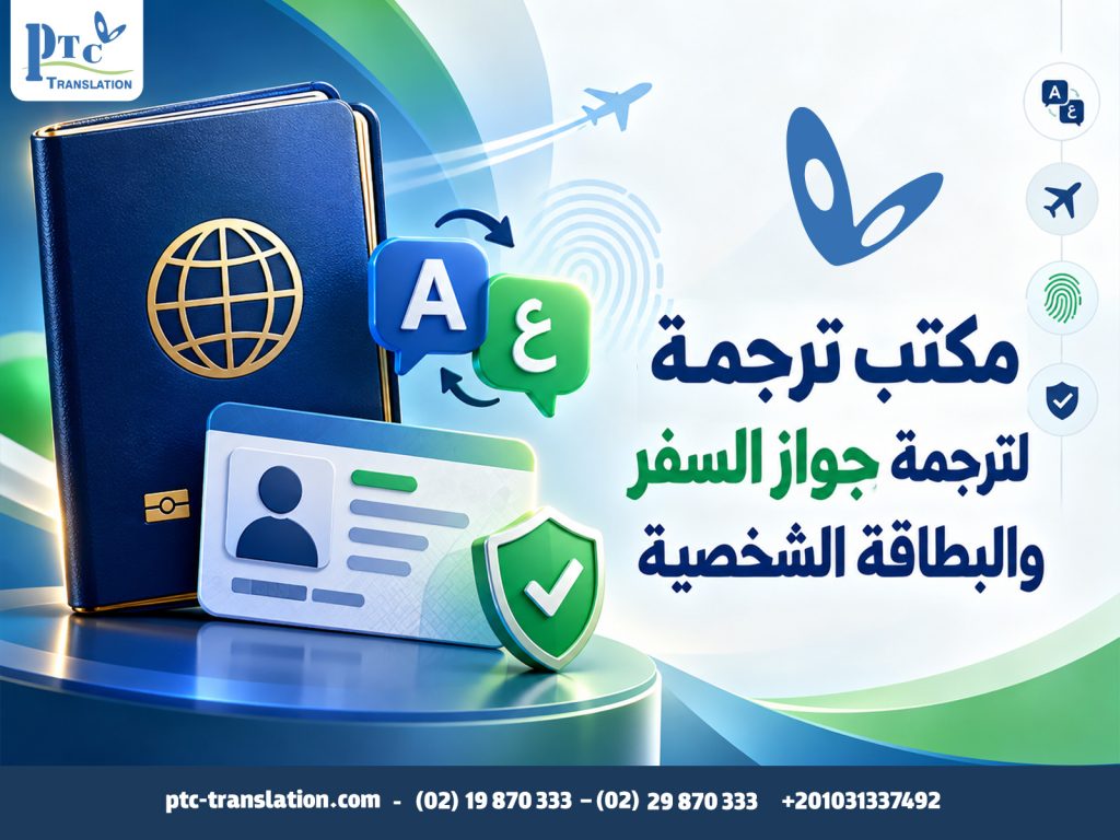 مكتب ترجمة لترجمة جواز السفر والبطاقة الشخصية